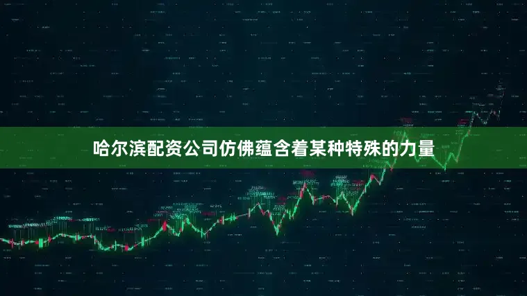 哈尔滨配资公司仿佛蕴含着某种特殊的力量